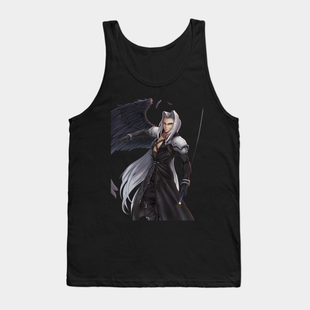 Sephiroth (Ultimate) Tank Top by hybridmink